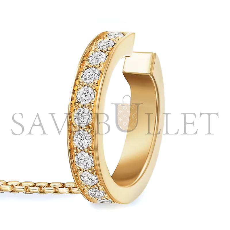 CARTIER LOVE SINGLE EARRINGS, MULTIWEAR, HALF-PAVED N8515243